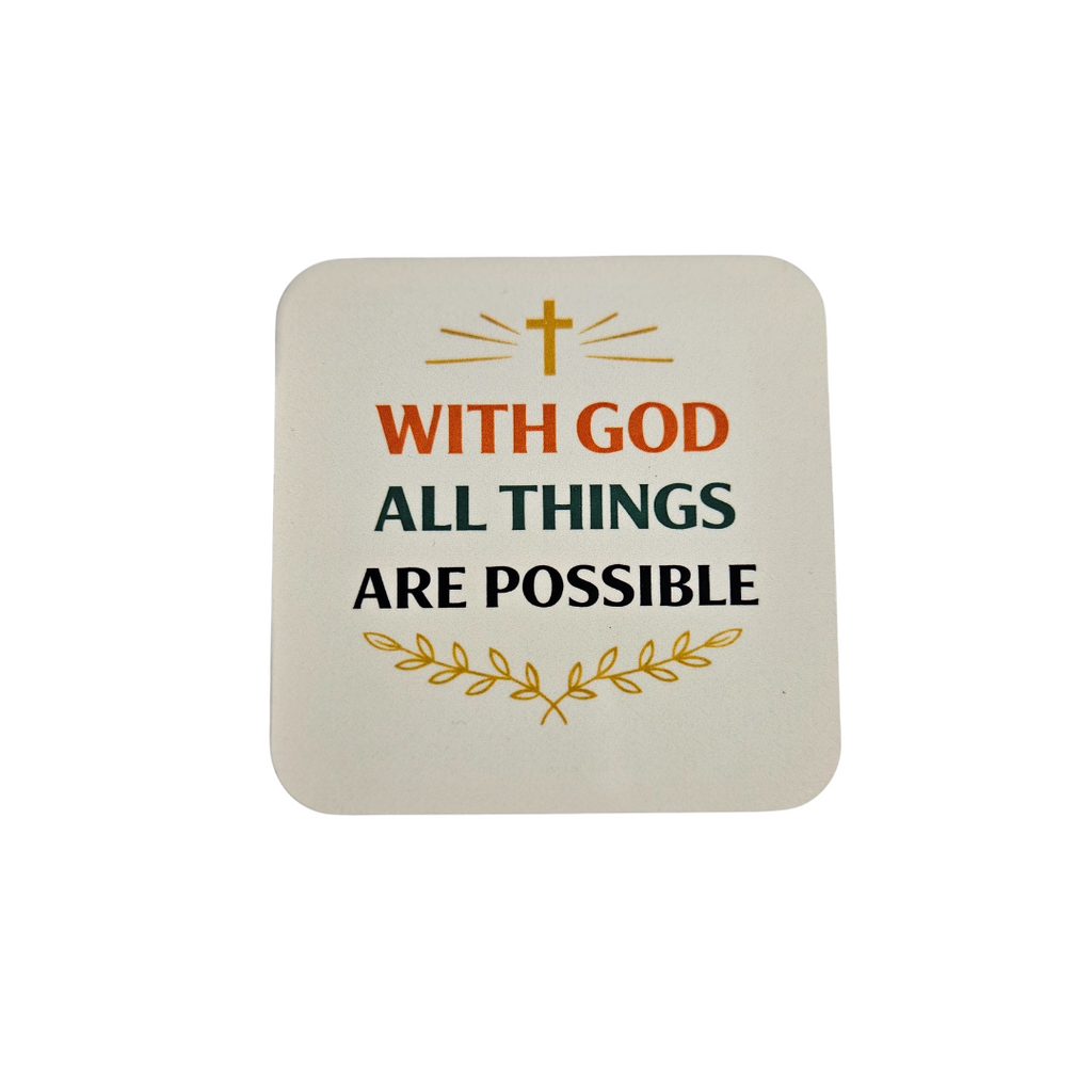 With God All Things Are Possible Magnet