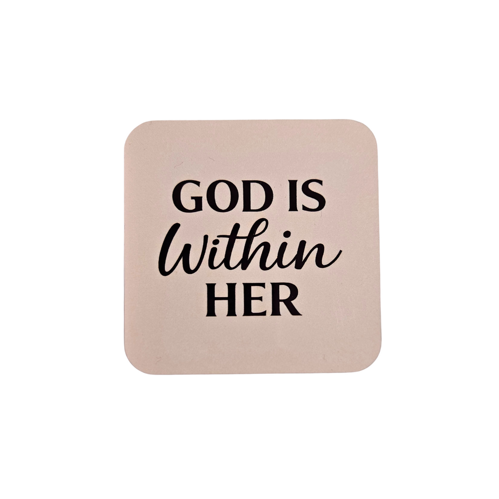 God Is Within Her Magnet